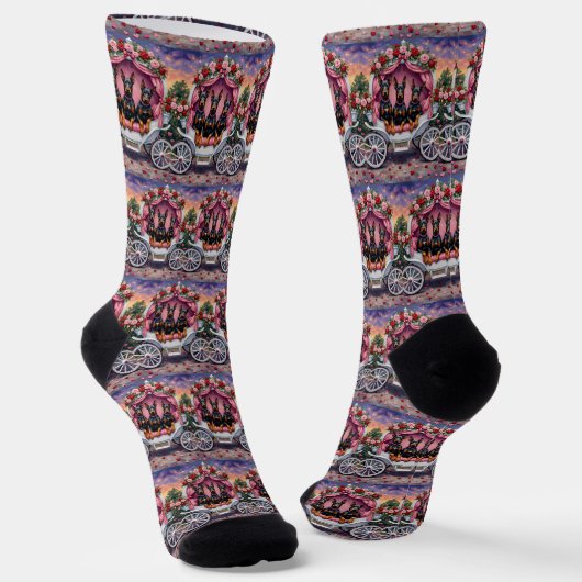 Chaussette Saint-Valentin pour chien Doberman  (Angulaire)