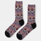 Chaussette Saint-Valentin pour chien teckel (Gauche)