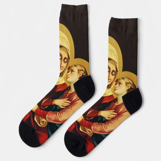 Chaussette Sainte Anne et Vierge Marie (Gauche)