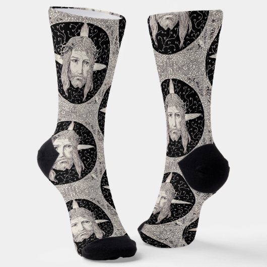 Chaussette Sainte Face de Jésus Christ (Angulaire)