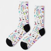 Chaussette Salon de beauté Manucure Pédicure Ongles  (Gauche)