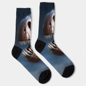 Chaussette Salutations Mon Fellow T Rexs, Chaussettes d'équip (Droite)