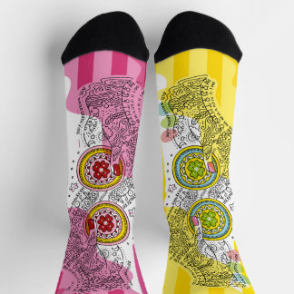 Chaussette Sana Tarot - Two of Pentacles