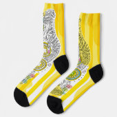 Chaussette Sana Tarot - Two of Pentacles (Gauche)