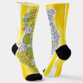 Chaussette Sana Tarot - Two of Pentacles (Angulaire)