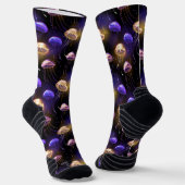 Chaussette Sans couture avec méduses lumineuses (Angulaire)