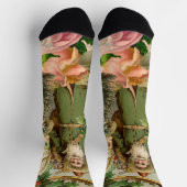 Chaussette Santa Claus Noël Antiquité Belle Art (Haut)