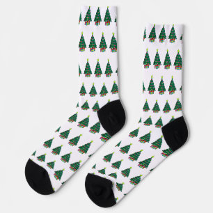 Chaussette Sapin de Noël cosy