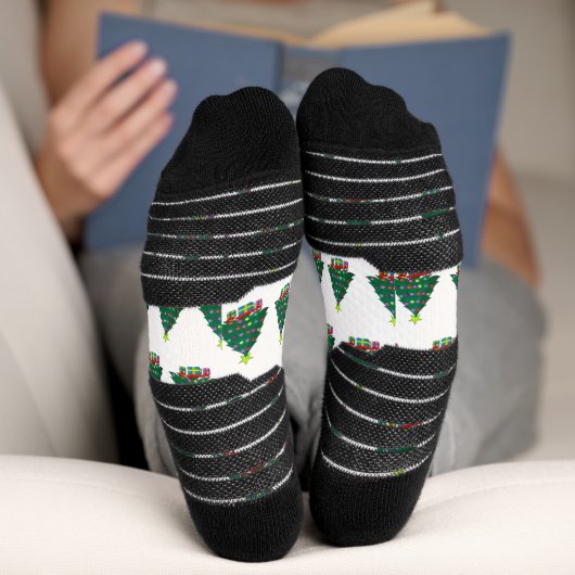 Chaussette Sapin de Noël Cozy (Fond)