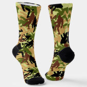 Chaussette Sasquatch Camouflage Camping (Angulaire)