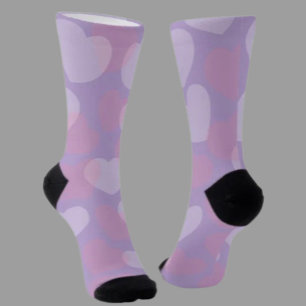 Chaussette Saupoudrer   Chaussettes d'équipage de coeur de la