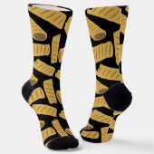Chaussette Sausage Rolls Funny Motif alimentaire (Angulaire)