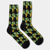 Chaussette Saxophone shamrock (Droite)