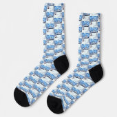 Chaussette Scène hivernale merveilleuse (Gauche)
