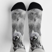 Chaussette Schnauzer (géant) - Joli art original pour chien (Haut)