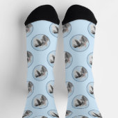 Chaussette Schnauzer Peinture Giant Standard Décroché Chien A (Haut)