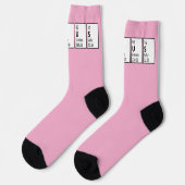 Chaussette Science du génie Nerd (Gauche)