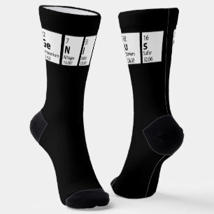Chaussette Science du génie Nerd