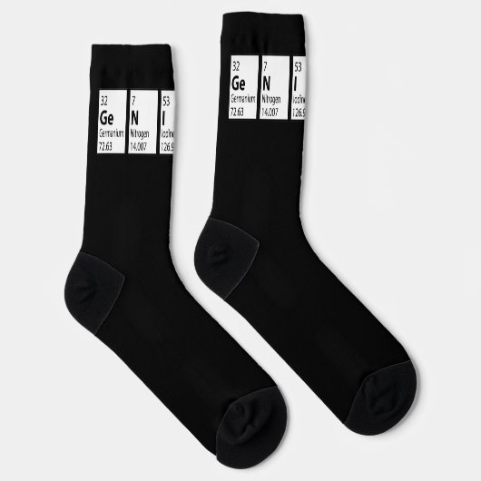 Chaussette Science du génie Nerd (Droite)