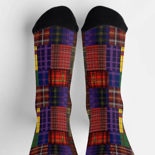 Chaussette Scottish Tartan Swatch (Haut)