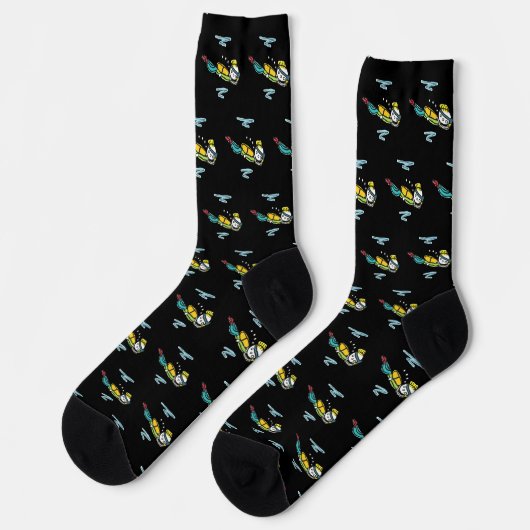 Chaussette Scuba Diving Stickman (Gauche)