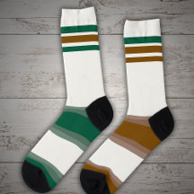 Secretly Mismatched Socks Brown