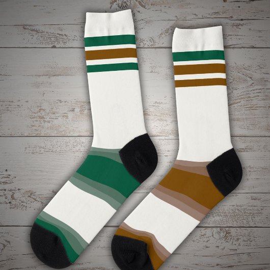 Chaussette Secretly Mismatched Socks Brown