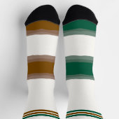 Chaussette Secretly Mismatched Socks Brown (Haut)