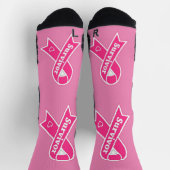 Chaussette Sensibilisation au cancer du sein (Haut)