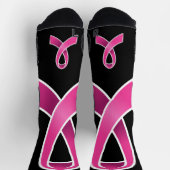 Chaussette Sensibilisation au cancer du sein (Haut)