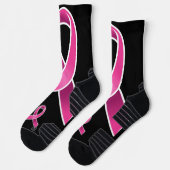 Chaussette Sensibilisation au cancer du sein (Gauche)