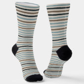Chaussette Sentiers Echo Striped Durable Chaussettes - Bleu (Angulaire)