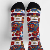 Chaussette Serbian carpet pattern (Haut)