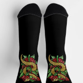 Chaussette Serpent à fleurs (Haut)