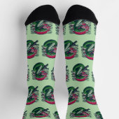 Chaussette Serpent vert (Haut)