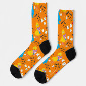 Chaussette Sesame Street Halloween chauves-souris et fantômes (Gauche)