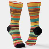 Chaussette Seventies Stripes Retro pattern (Angulaire)
