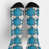Chaussette SGE Blue "Star of Life" Ems chaussettes (Haut)