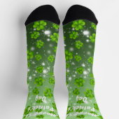 Chaussette Shamrock de la Saint-Patrick (Haut)