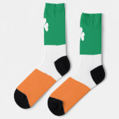 Chaussette Shamrock irlandais Jour de la Saint Patrick (Gauche)