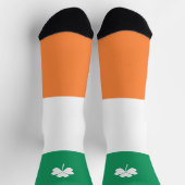 Chaussette Shamrock irlandais Jour de la Saint Patrick (Haut)