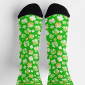 Chaussette Shamrock St. Patrick's Day Motif variable (Haut)