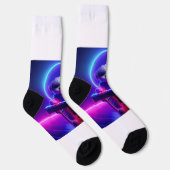 Chaussette shih tzu chien jouer du piano (Droite)