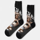 Chaussette Shih Tzu Pas Chaussettes (Gauche)