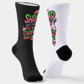 Chaussette Shrimp Just Found Out I'm Chopped and Unc (Angulaire)