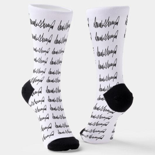 Chaussette Signature de Trump (Angulaire)