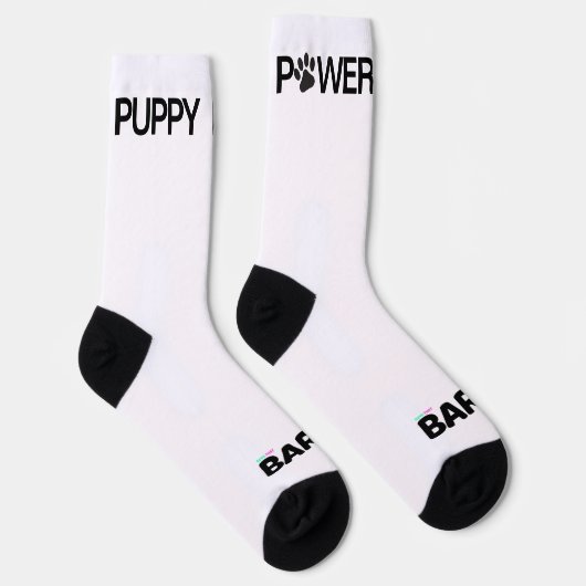 Chaussette Signature socks - PUPPY POWER (Droite)