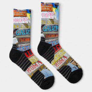Chaussette Signe de distance