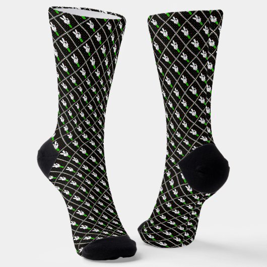 Chaussette Signe de paix (Angulaire)