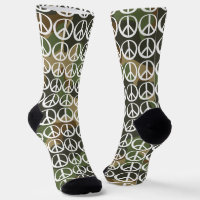 Signe du symbole de la PAIX - Camouflage vert kaki